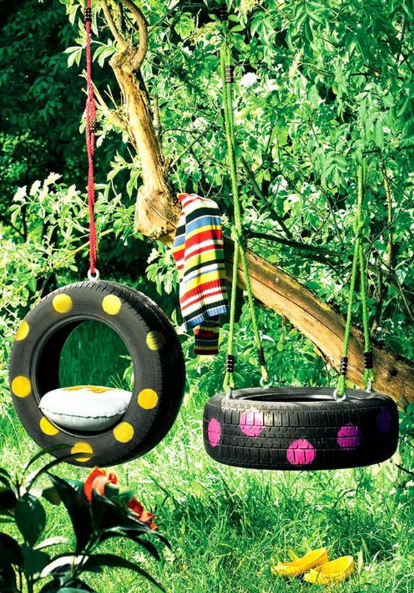 25 DIY Tire Crafts - Creative Ways to Repurpose Old Tires Into Adorable