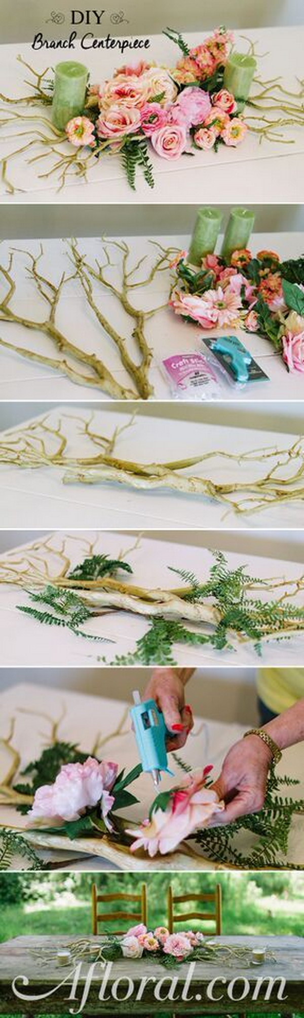 DIY Branch Centerpiece 