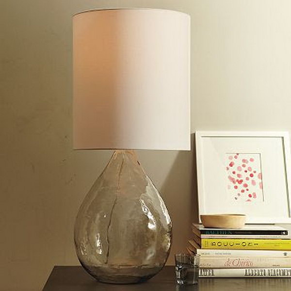 Homemade West Elm inspired Lamp. 
