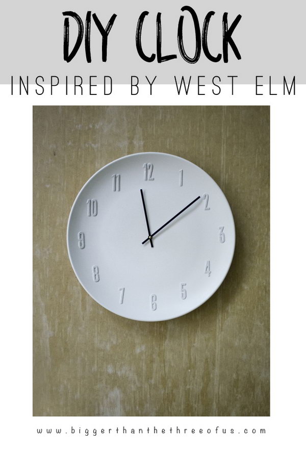 West Elm Clock Knock Off. 