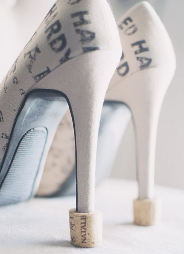 Create Wine Cork Heel Stays and Prevent Sinking on Lush Grass 