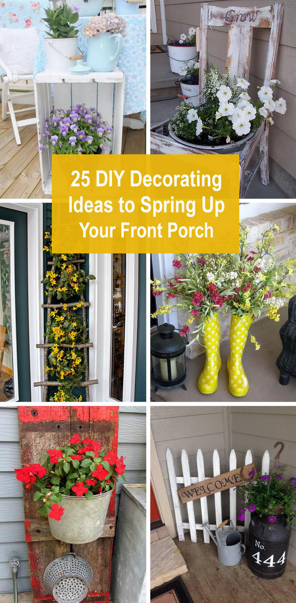 spring front porch decor ideas