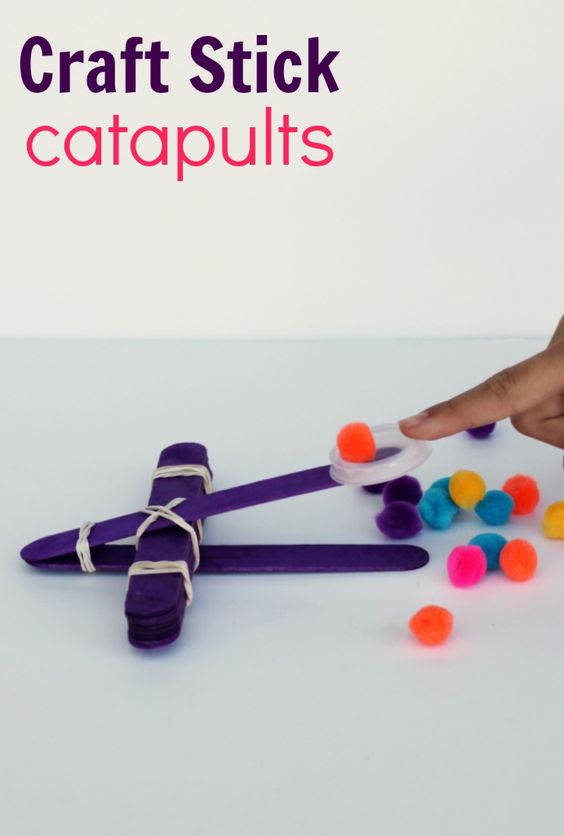 Craft Stick Catapult. 