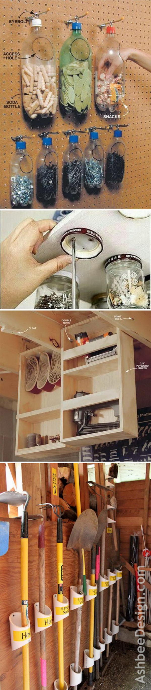 Clever Garage Organization and Storage Ideas. 