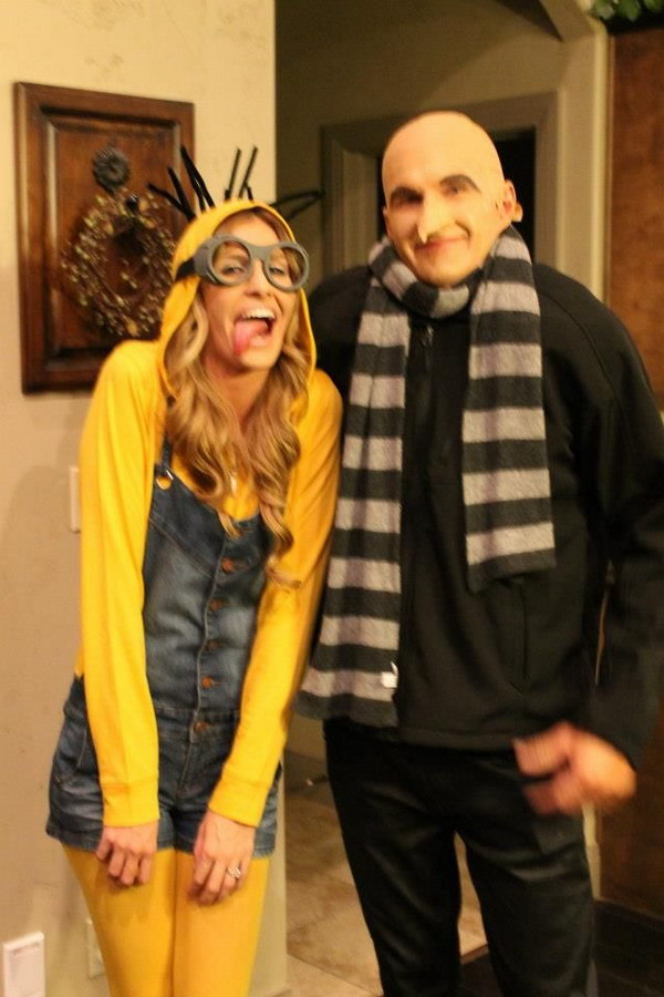 Minion and Dr. Gru  Ryan Costumes. 