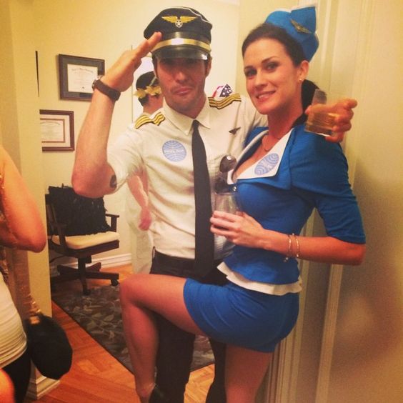Pilot and Flight Attendant. 