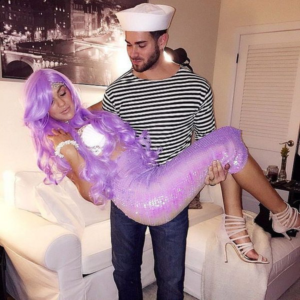 Mermaid and Her Sailor. 