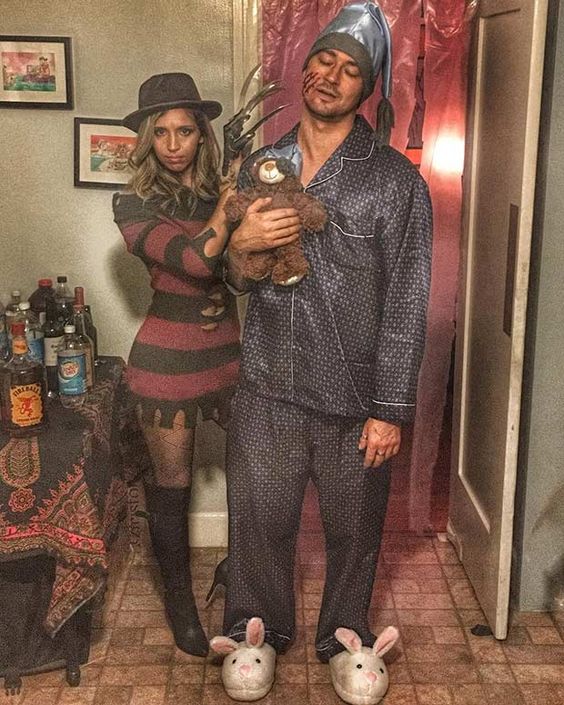 Freddy Krueger Couple Costumes. 