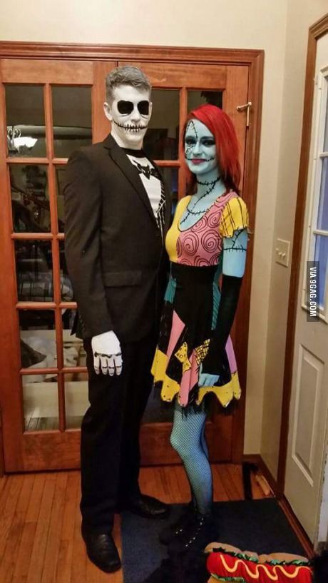 Jack and Sally Couples Costume . 