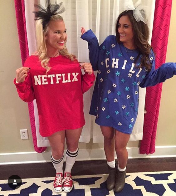 Netflix And Chill Costume. 