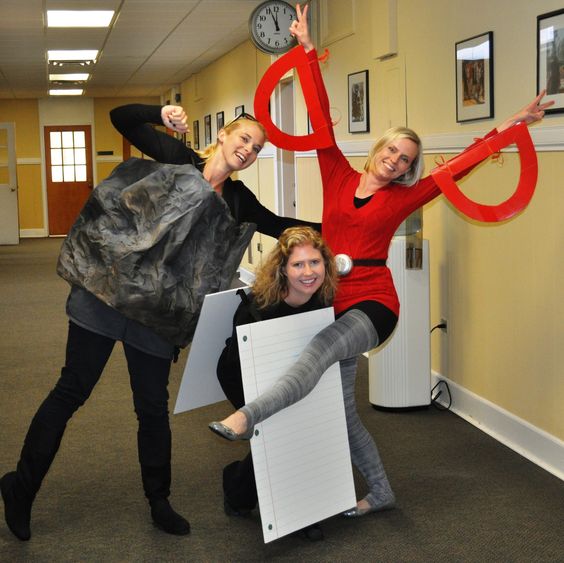 Rock Paper Scissors Costume. 