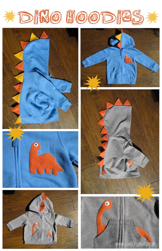 Dino Hoodies. 