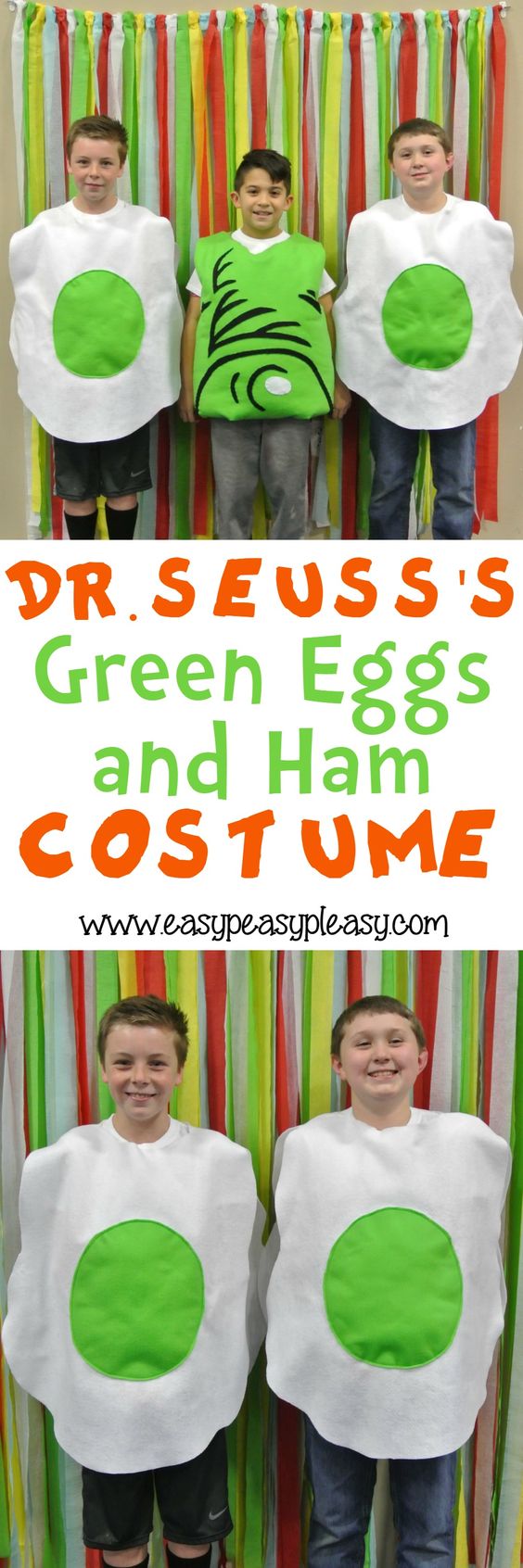 Dr. Seuss Green Eggs And Ham Costume. 