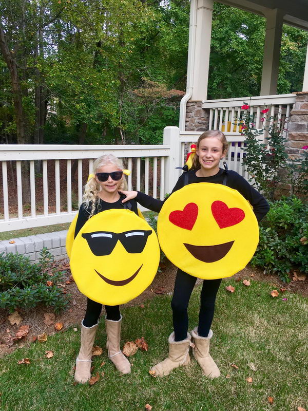 DIY Emoji Costume. 