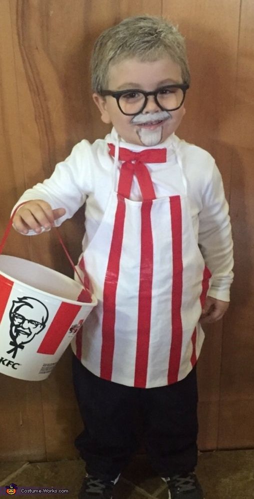 KFC and Chicken Costume. 