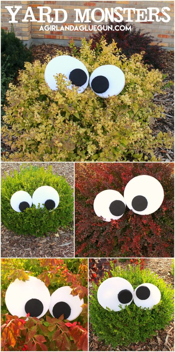 Easy DIY Yard Monsters. 