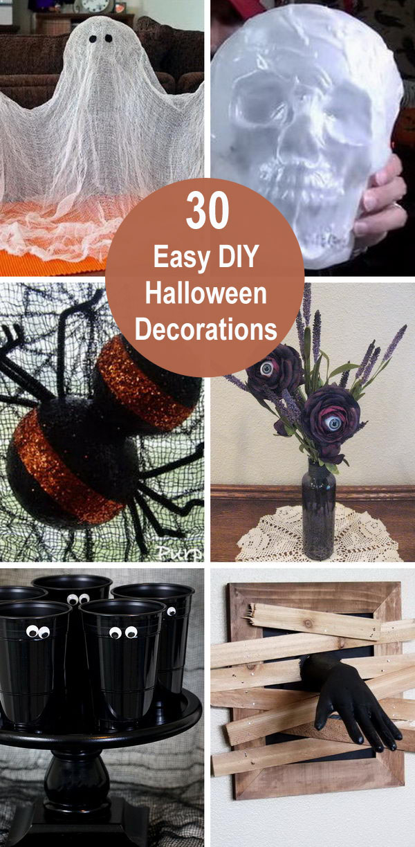 30 Easy DIY  Halloween  Decorations 